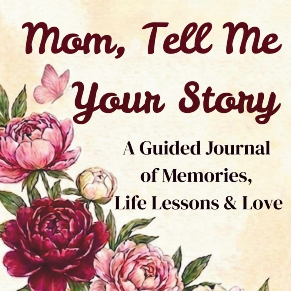 Mom, Tell Me Your Story — Floral Guided Journal